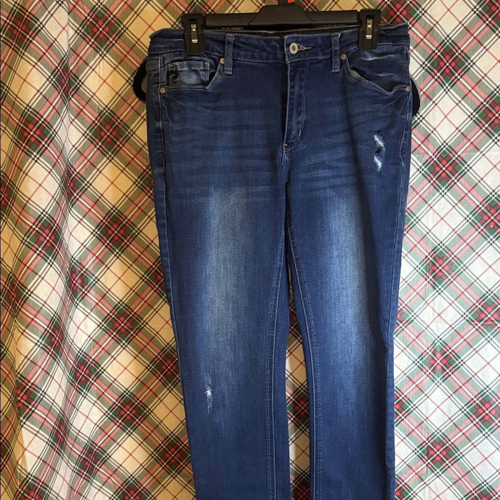 KanCan Women's Skinny Jeans - Dark Blue
